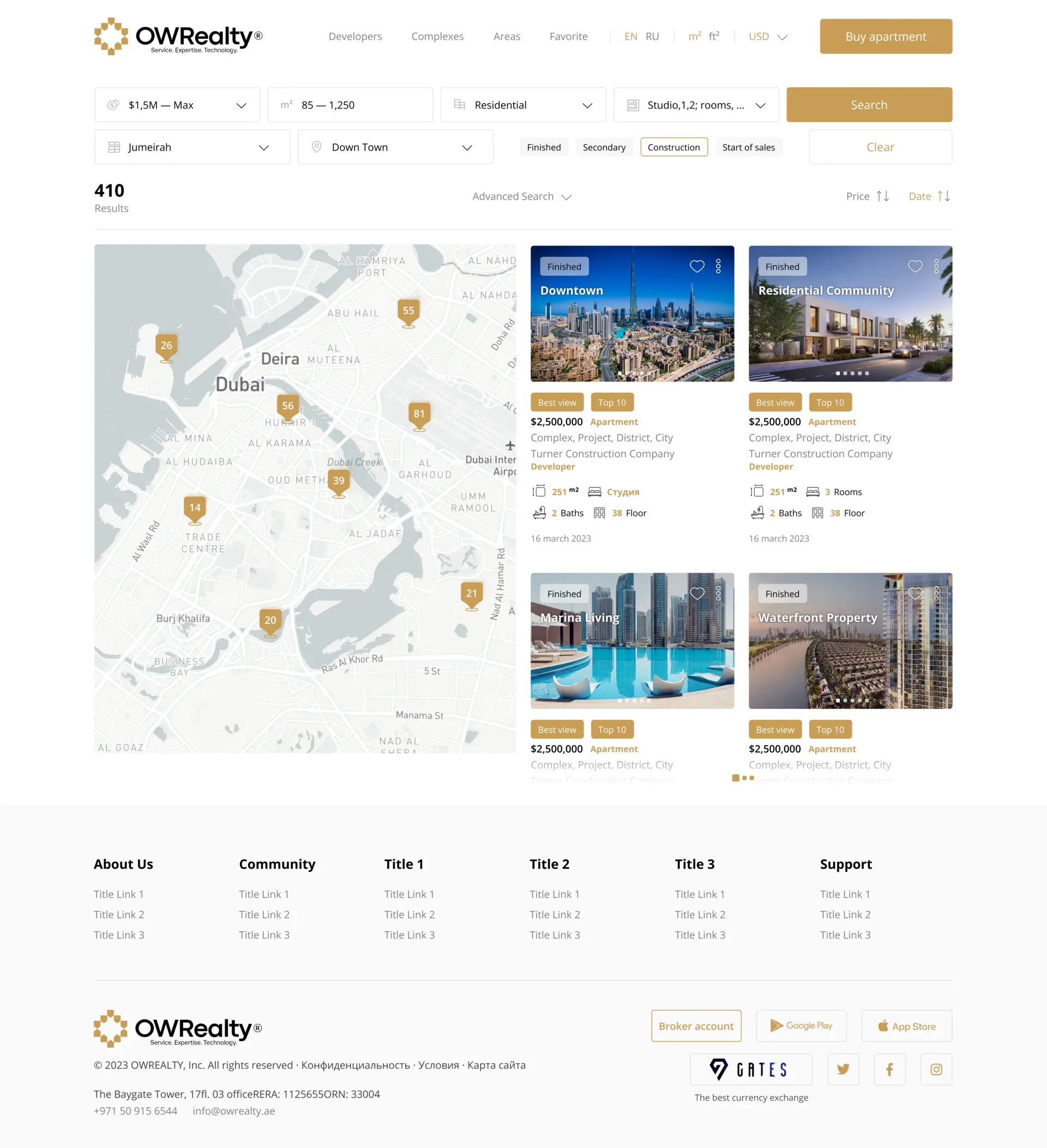 OWRealty search